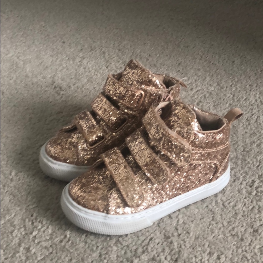 Gold w/ white trim Gap Toddler sneakers